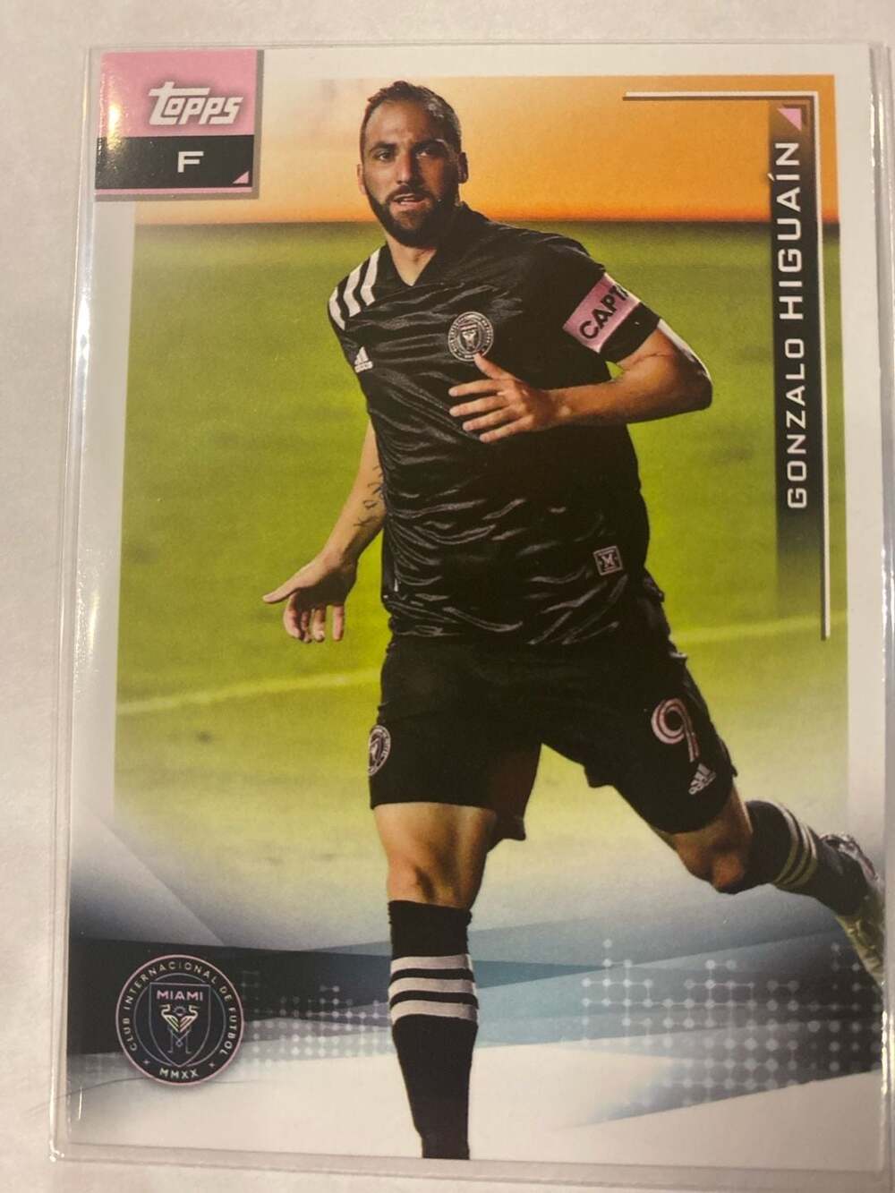 2021 Topps MLS Soccer Gonzalo Higuaín Inter Miami CF Trading Card #65